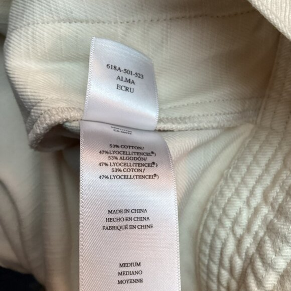 Rails Alma Ecru Womens Medium Button-Up Jacket - Picture 8 of 9